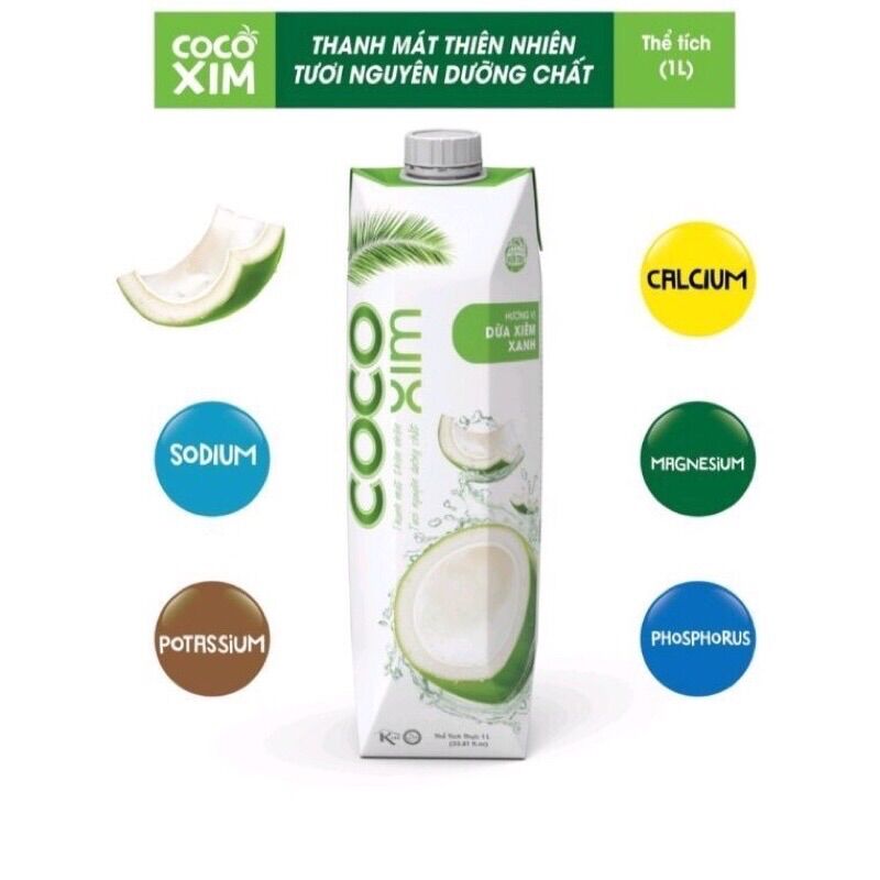 NƯỚC DỪA COCOXIM HỘP 1L