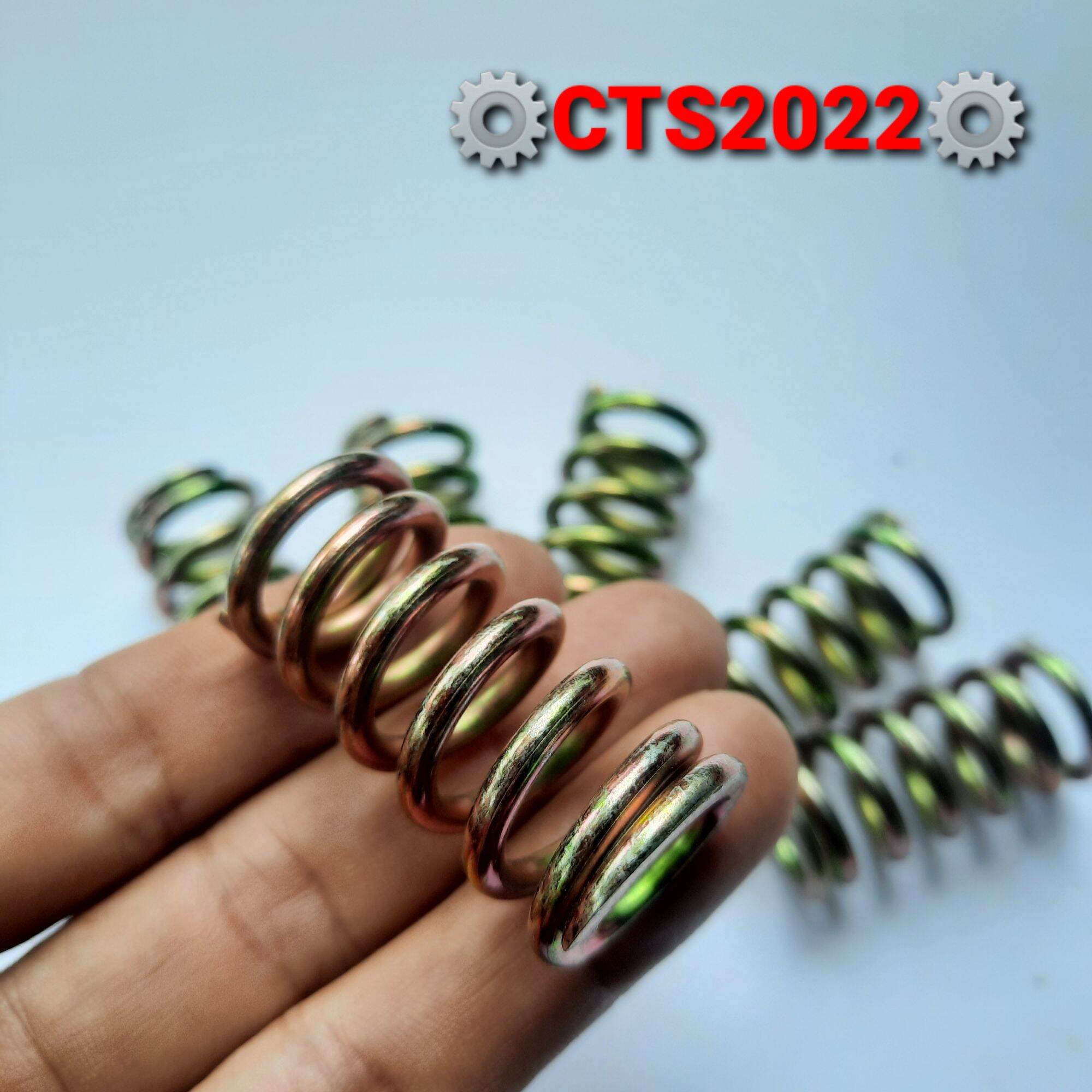 Lò xo nén thép xi phi 20mm sợi 3.0mm dài 40mm