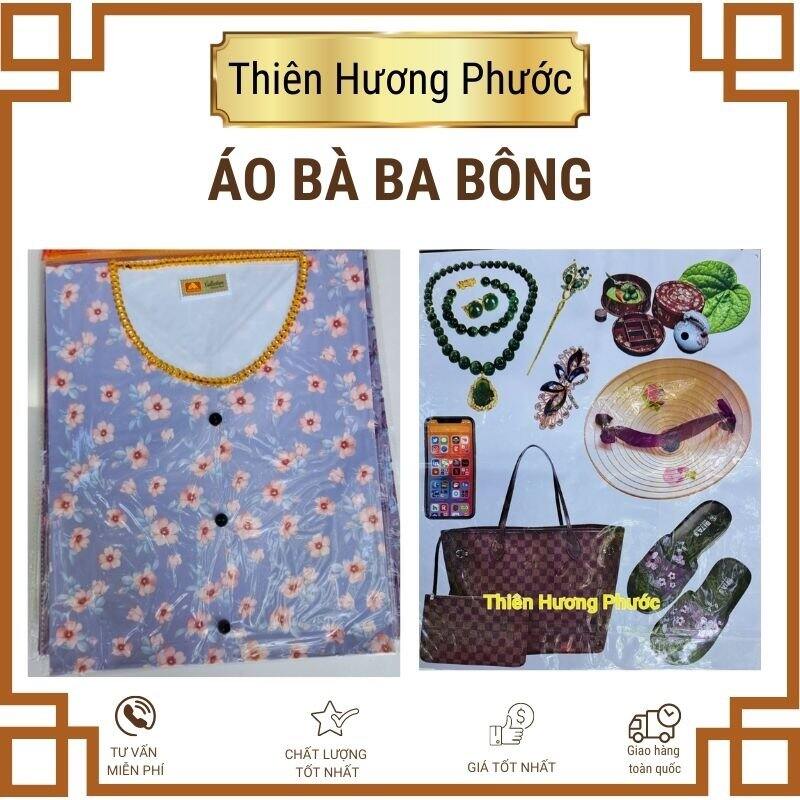 Quần áo bà ba bông cao cấp vàng mã