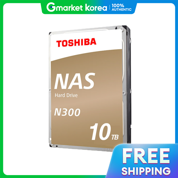 Toshiba | Ổ cứng NAS TOSHIBA N300 HDD 10TB/10TB 7200RPM/512MB bộ nhớ đệm CMR