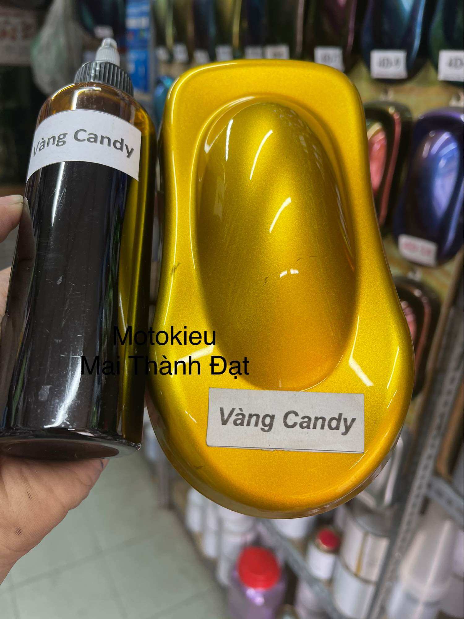Màu Sơn Candy Hệ 1K ( Sơn oto - xe máy )Đóng gói tùy chọn