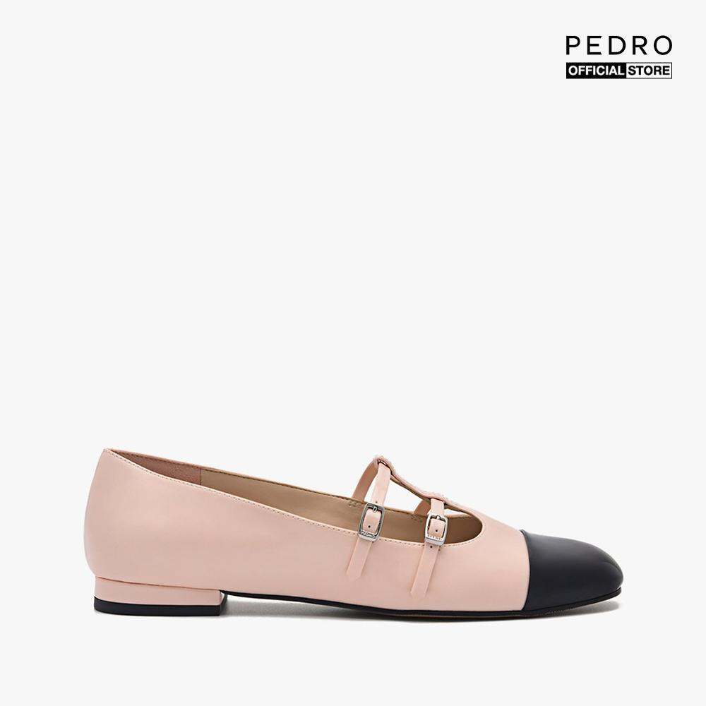 PEDRO - Giày lười nữ đế thấp mũi vuông Maggie PW1-66680047-83