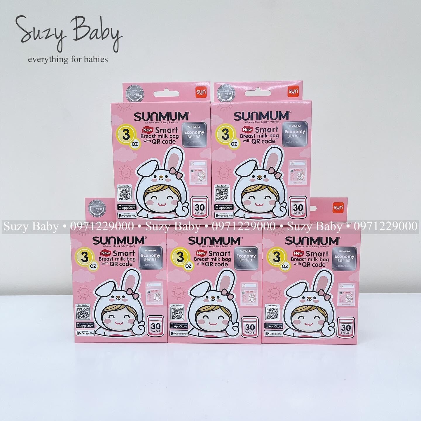 TÚI TRỮ SỮA SUNMUM THÁI LAN 100ML/250ML