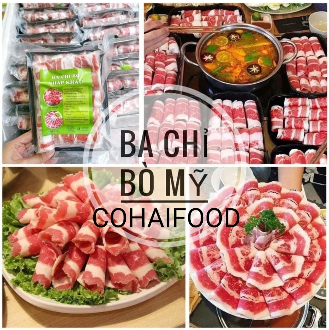 Ba chỉ bò cuộn siêu ngon lẩu nướng - 1kg