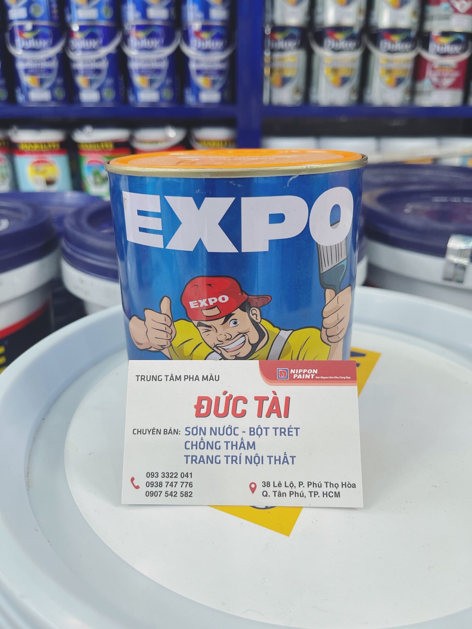Sơn Dầu trắng EXPO hàng chính hãng 1kg