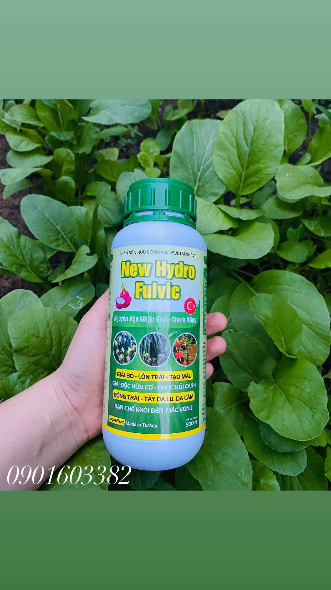 Phân bón hữu cơ Hydro Fulvic