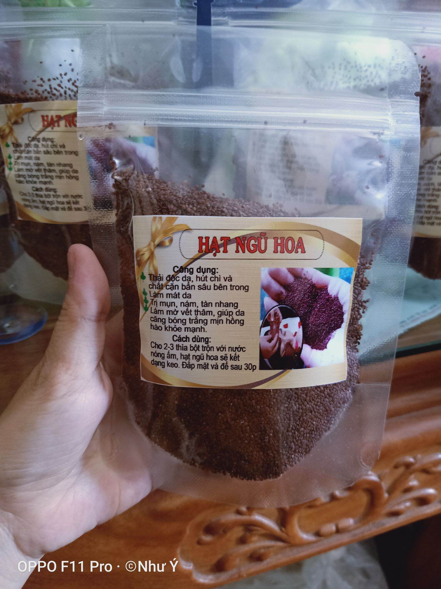 100gr NGŨ HOA HẠT MẶT NẠ