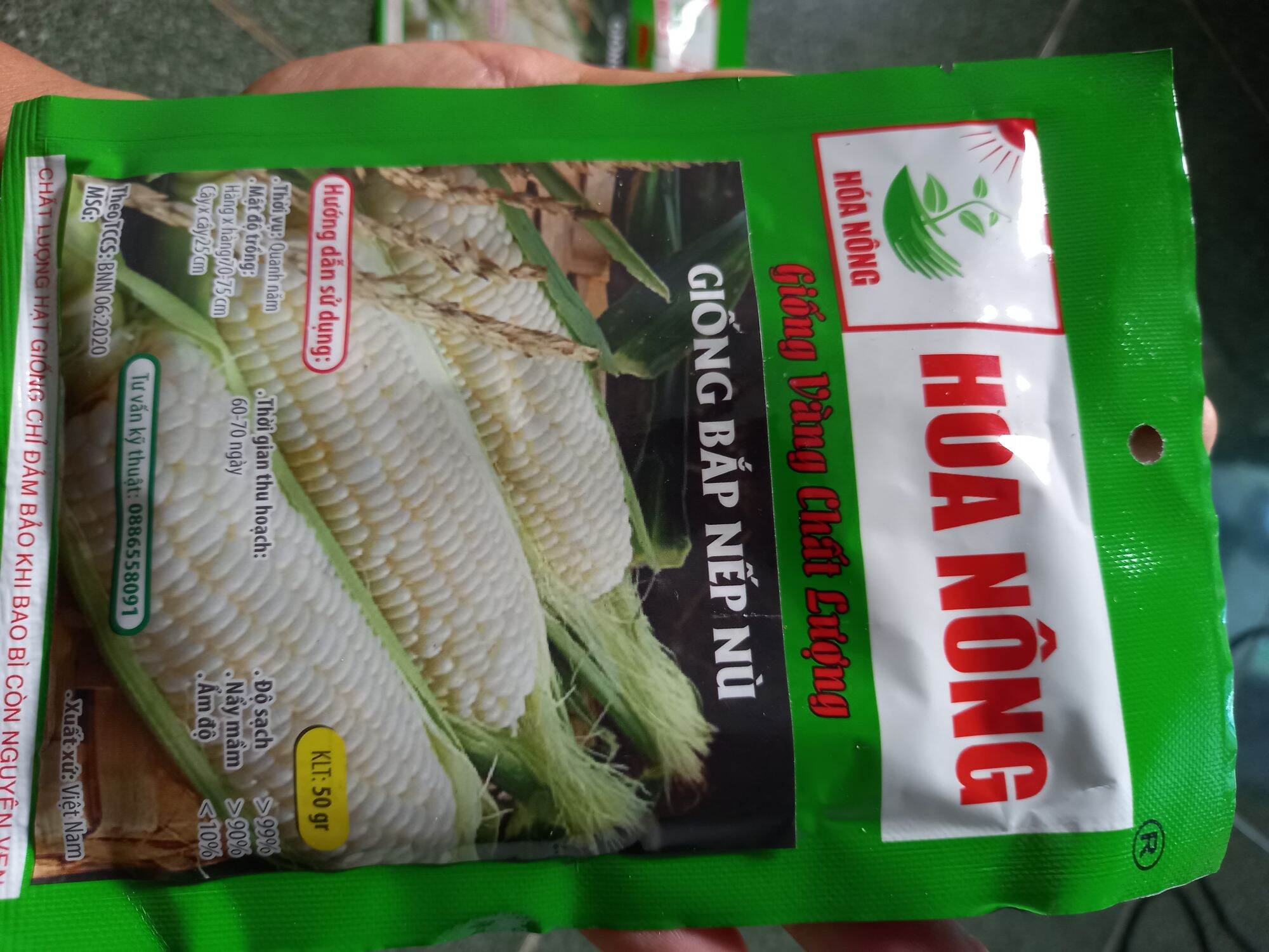 Hạt  BẮP NẾP NÙ dẻo  50gr