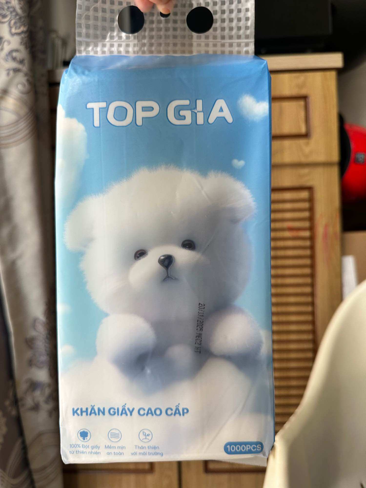 Khan Giấy rút đáy treo tường TopGia ( kèm móc treo)