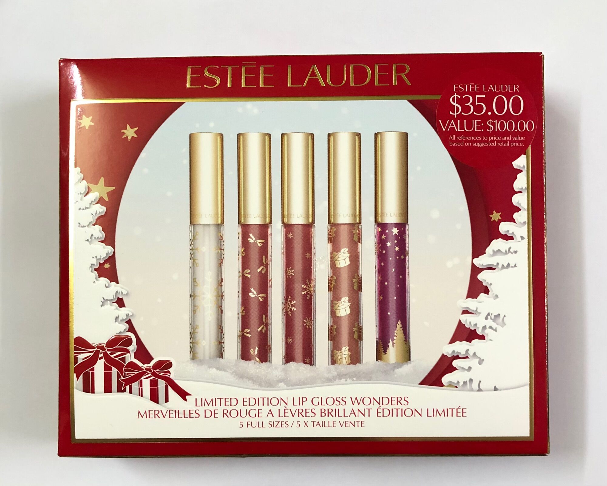 Set son Estee Lauder Limited Edition Lip Gloss Wonders - Mỹ