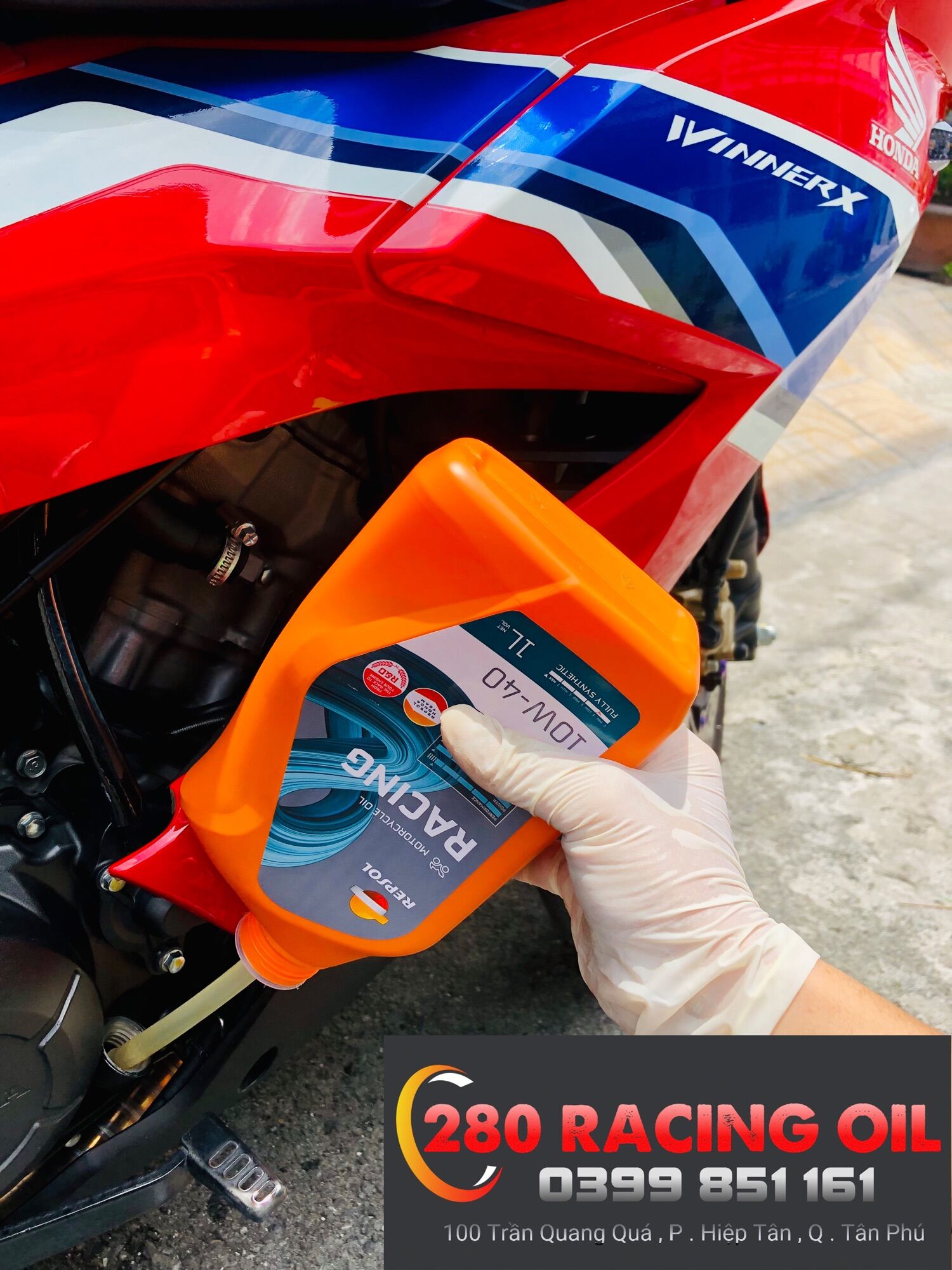 Nhớt Repsol Racing 10w40 4T ( mẫu mới 2022 )