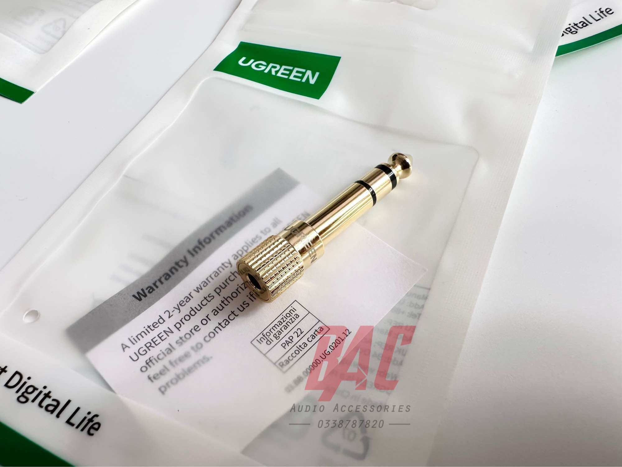Jack chuyển đổi 3.5 ra 6 ly UGREEN
