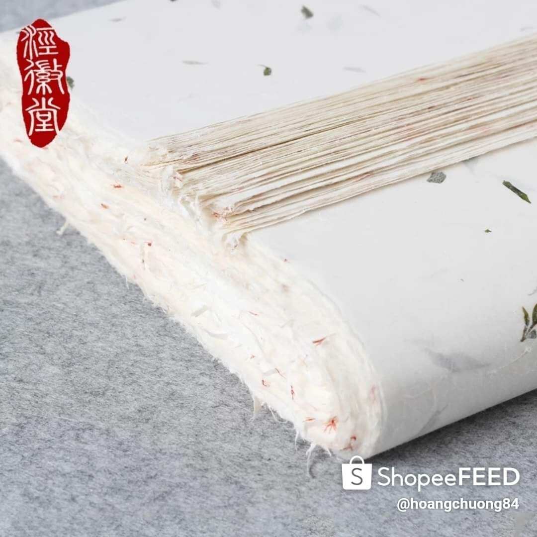Xấp 10 Giấy dó viết thư pháp,  thư họa