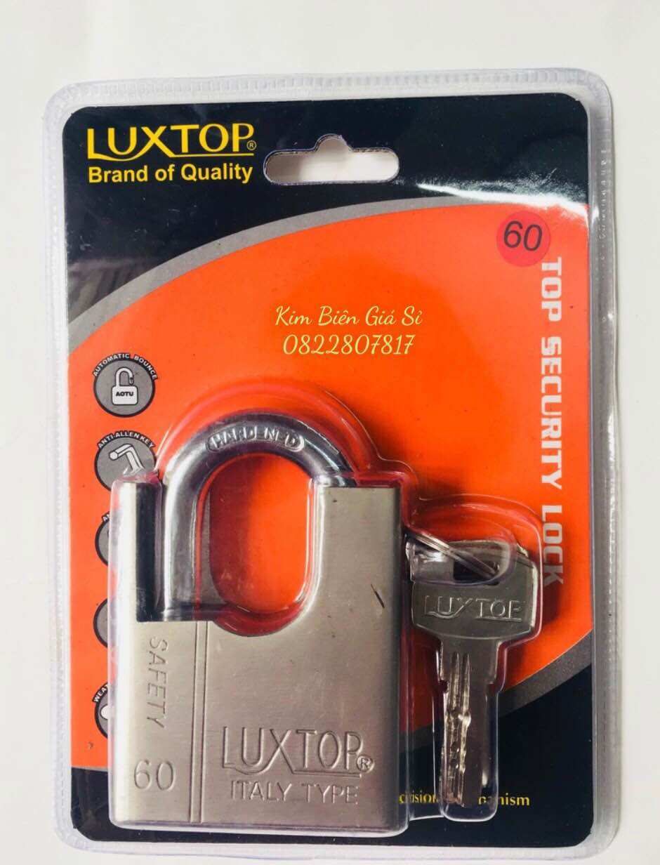 Ổ Khoá LUXTOP 4p,5p,6p,7p Chìa Điện Tử ( Hàng Công Ty )
