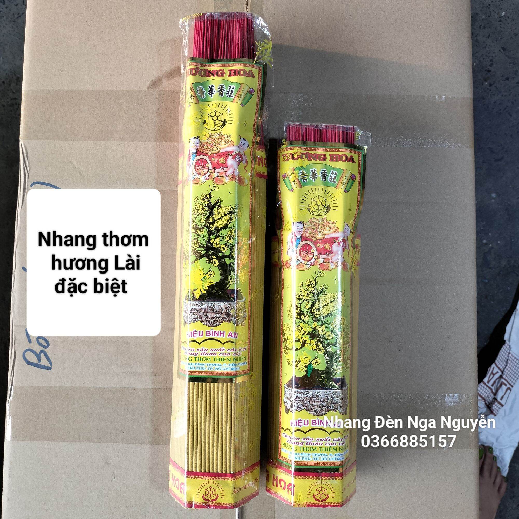 Nhang thơm hương Lài đặc biệt hiệu Bình An_Thiên Phú Hương(497 cây)