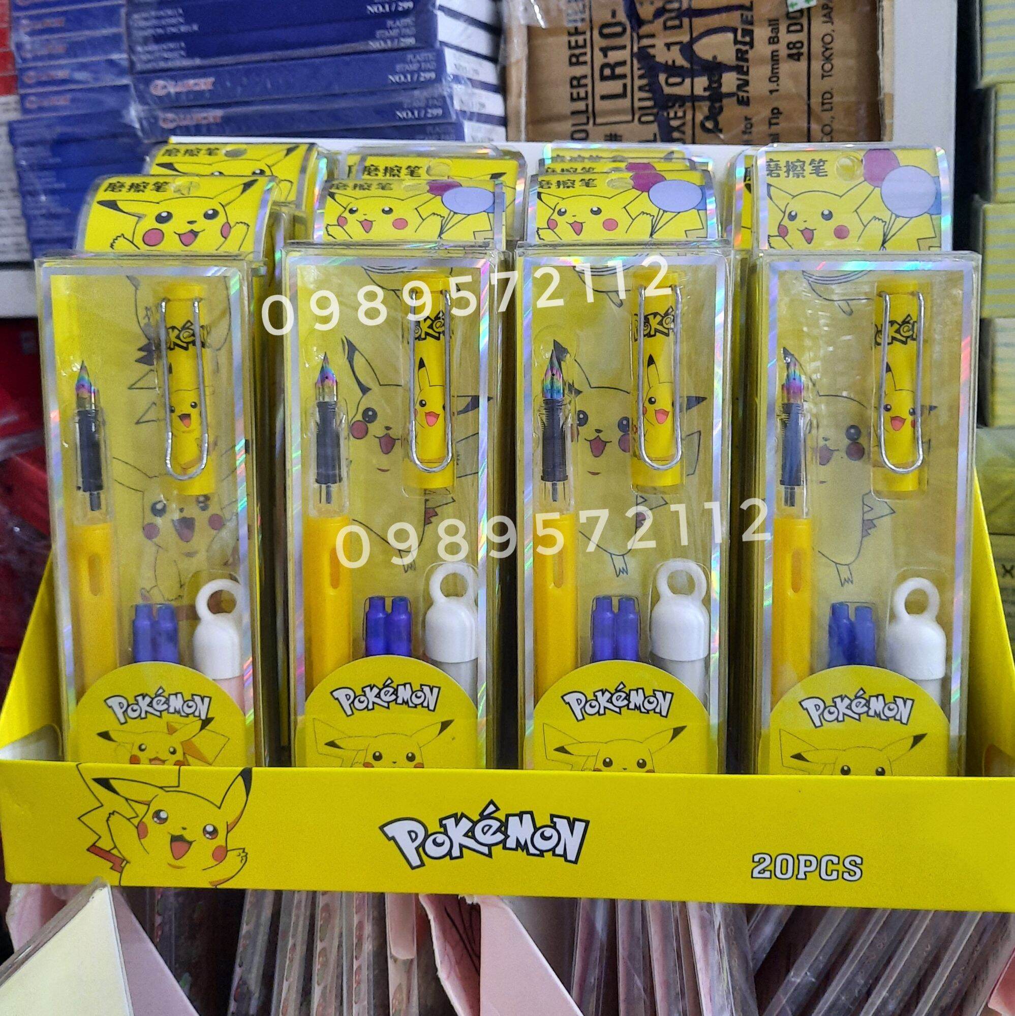 Bút máy tẩy xóa được T32M hình doremon.