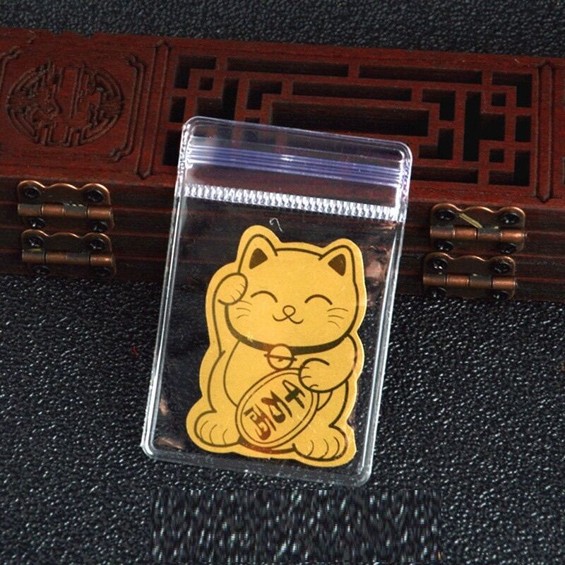 Miếng dán mèo thần tài