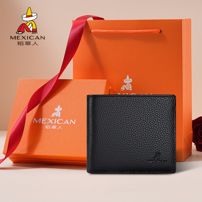 Ví Tiền Chính Hãng Nam Mexican Ví Đựng Thẻ Nam Da Thật Mẫu Mới 2024 Tặng Bạn Trai Chồng Quà Lễ Tình Nhân 520