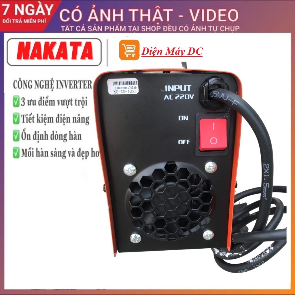 Máy Hàn Điện Tử Mini Nakata 250a thế Hệ 2023
