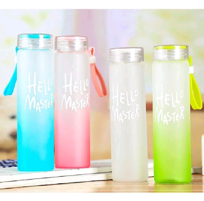 Bình Nước Thủy Tinh Hello Master 400ml