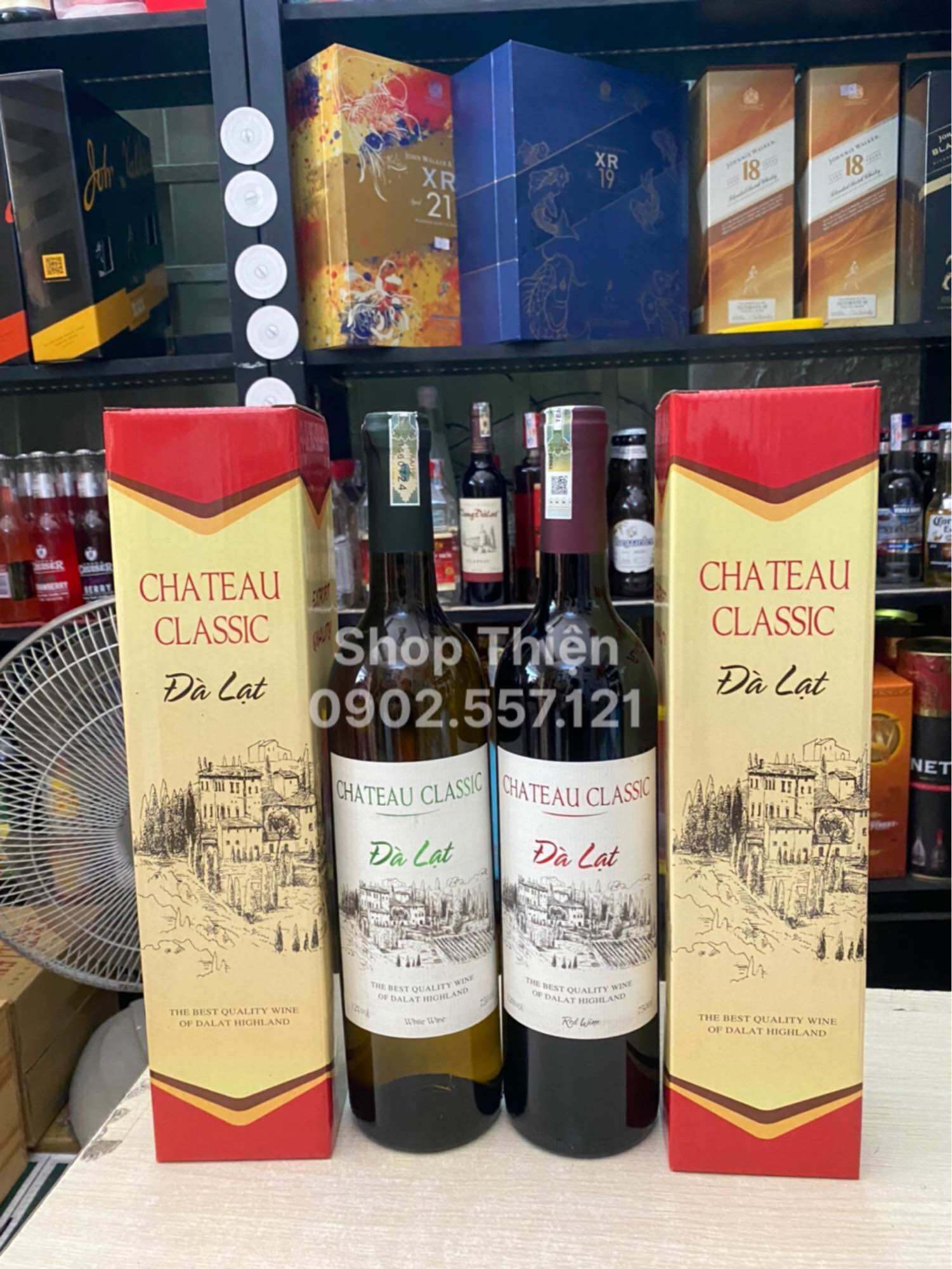 Vang Đà Lạt Trắng CHATEAU CLASSIC 12% 750ml