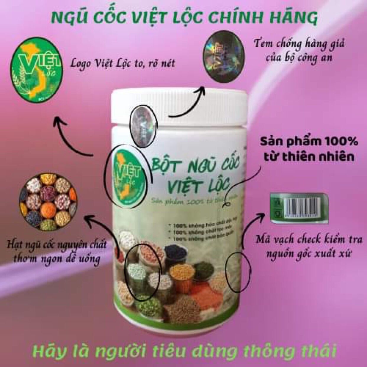 Ngũ cốc lợi sữa Việt Lộc