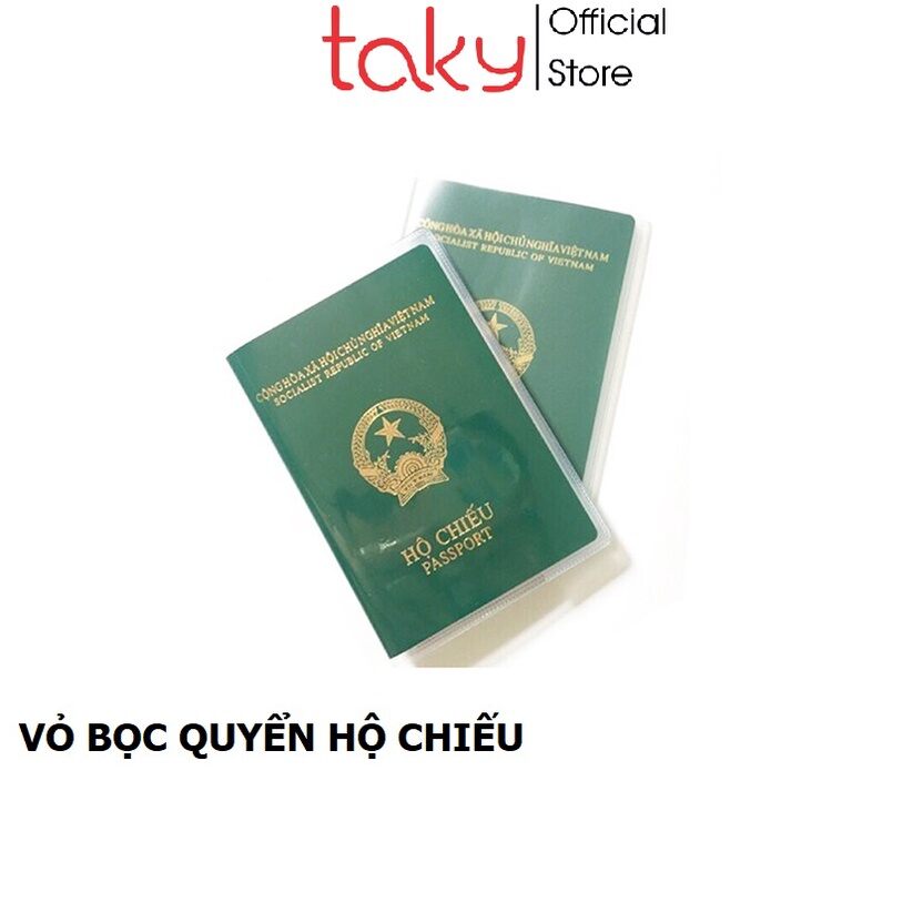 Vỏ bọc hộ chiếu - bao đựng passport chống hư hại thấm nước