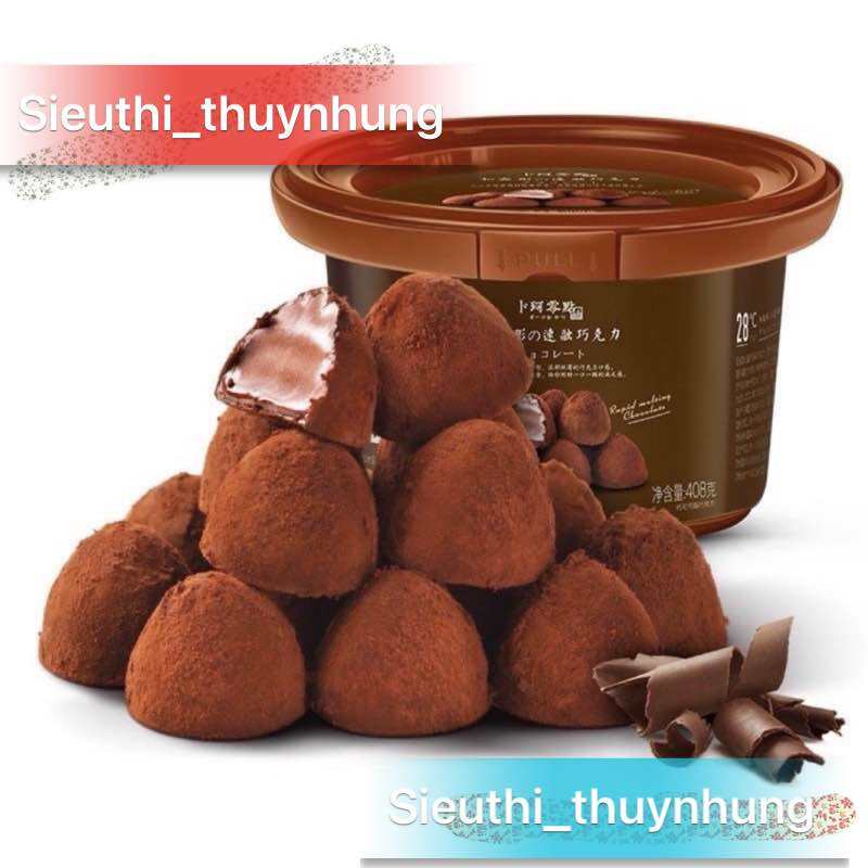 Socola Tươi Truffle Nama Nội Địa Trung Hộp 408g [ Siêu Ngon Ạ ]