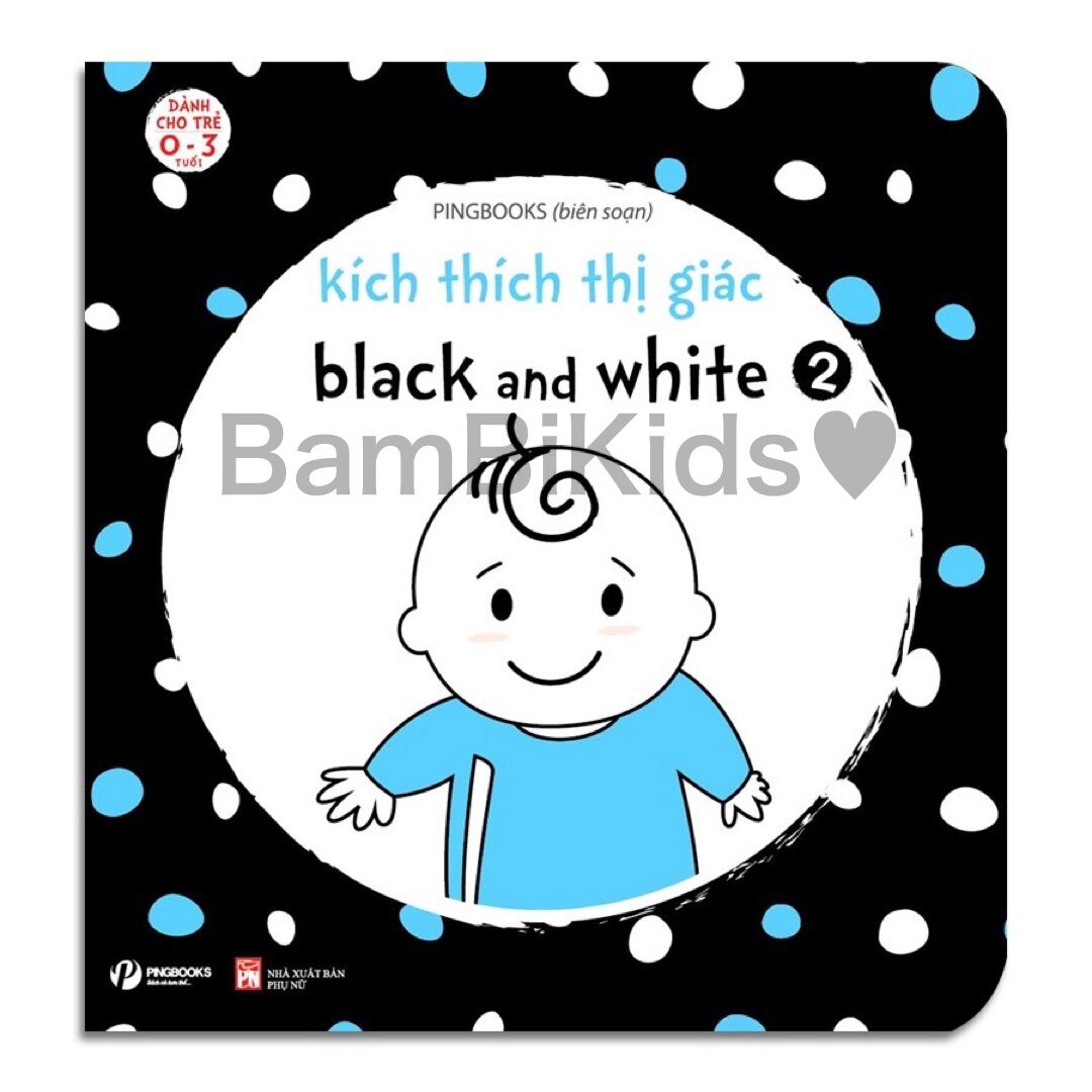 Tranh dựng cũi - Kích thích thị giác - Black and white số 2