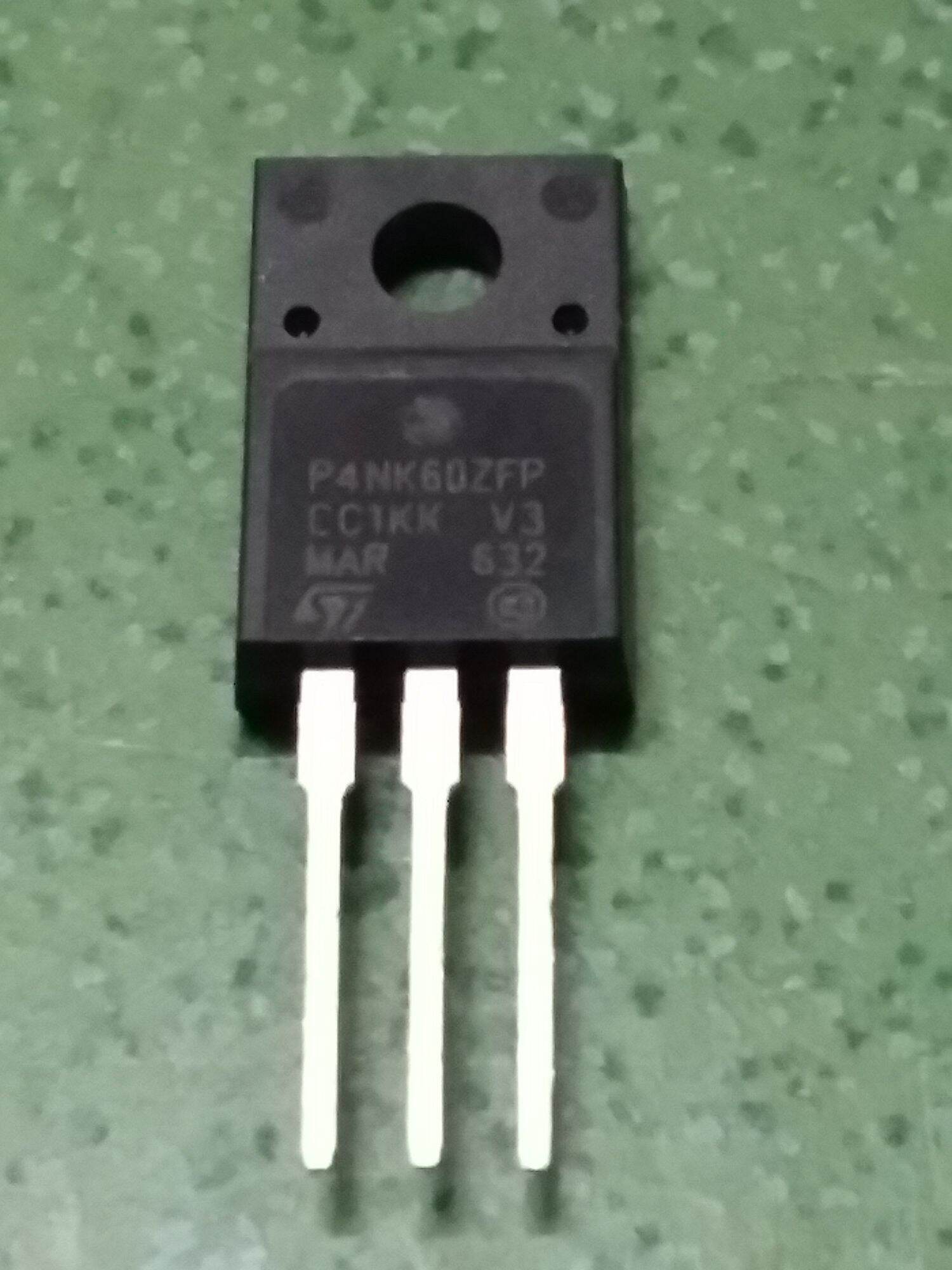 1 mosfet p4nk60zfp zin
