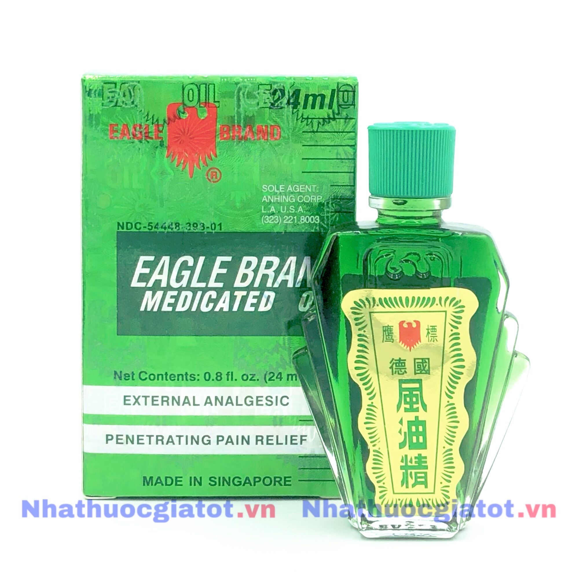 Dầu Gió Xanh Singapore Eagle Brand