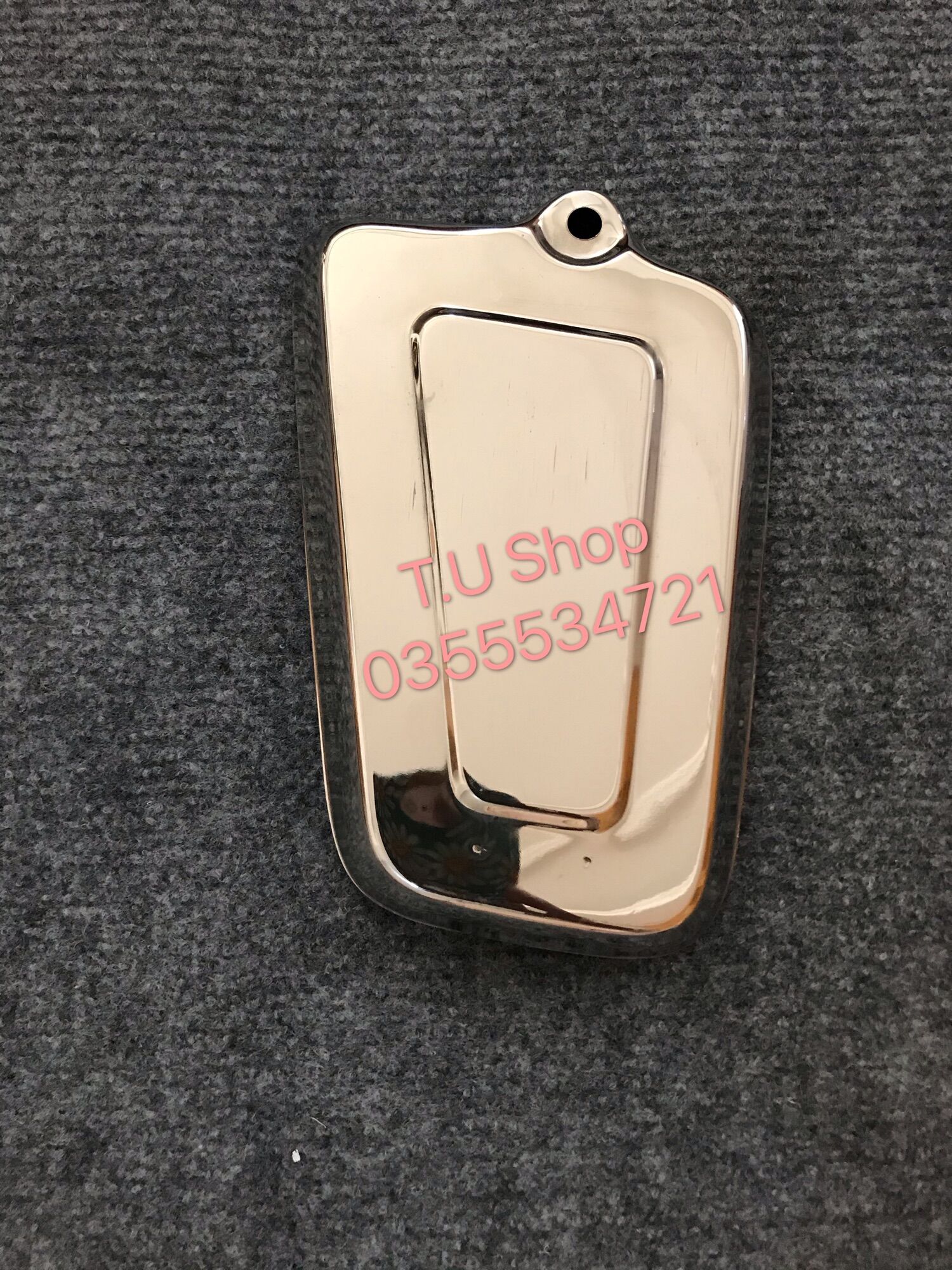 Nắp hộp xe 67 inox bóng đẹp ( ảnh thật)