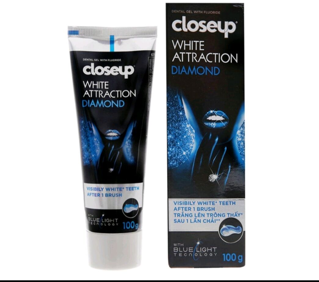 Kem Đánh Răng Closeup Làm Sáng Răng Kim Cương Toothpaste 100g