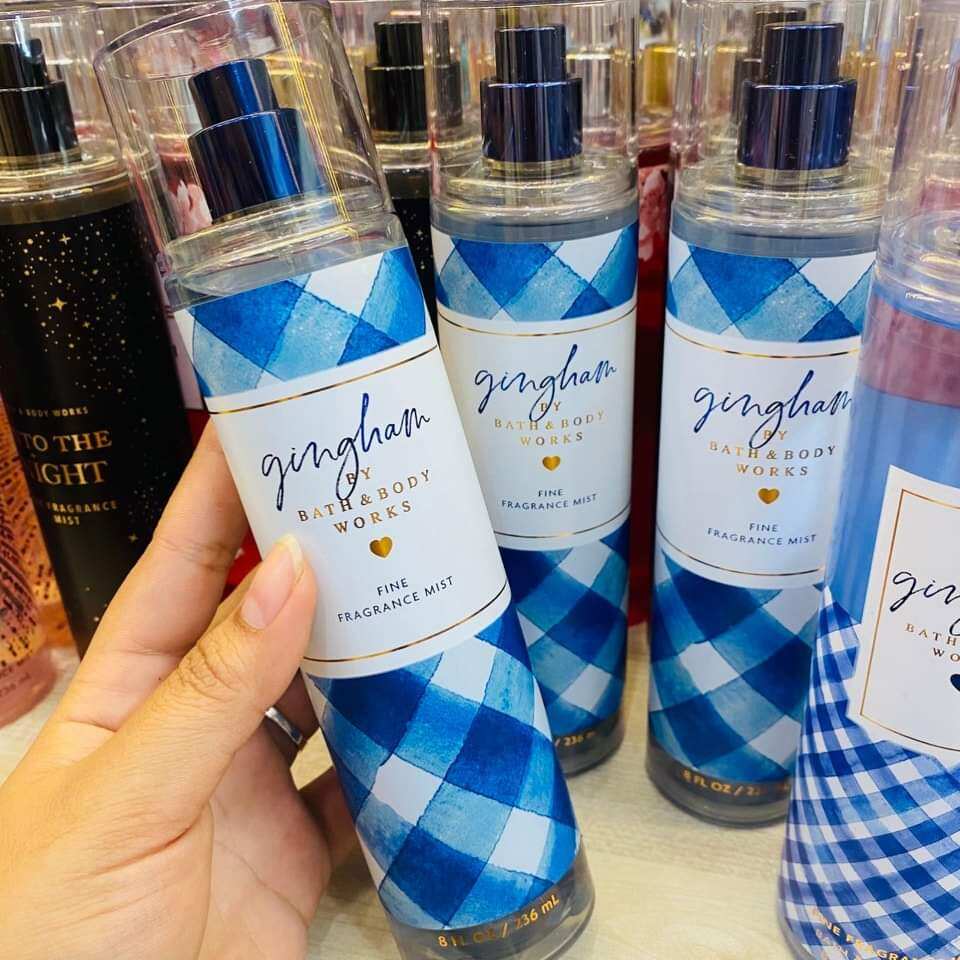 Xịt thơm Body Mist Gingham Bbw 236ml