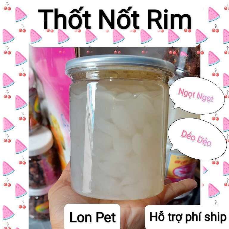 Thốt nốt thái, thốt nốt rim vị ngọt nhẹ lon Pet 500g