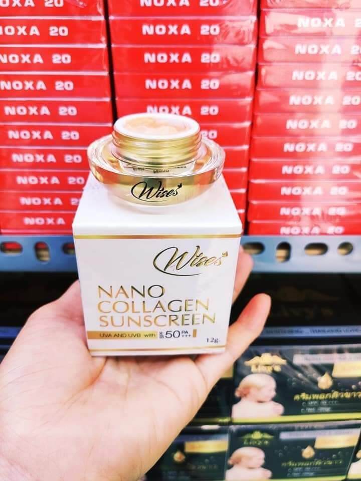 Kem Chống Nắng Dưỡng Da Nano Collgen Thái Lan Mẫu Mới [ Chính Hãng ] 12Gr