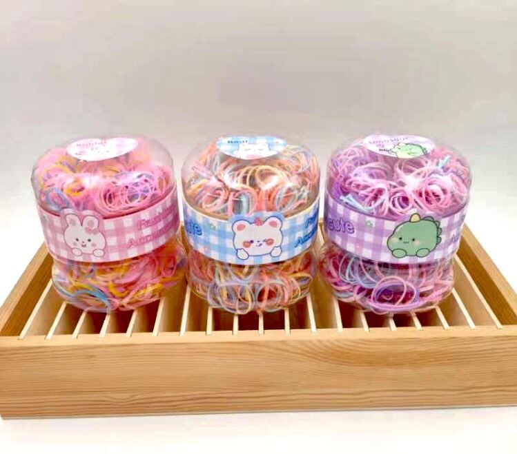 Túi dây thun cột tóc cao cấp đáng yêu thun Kỳ Kỳ thun Thái