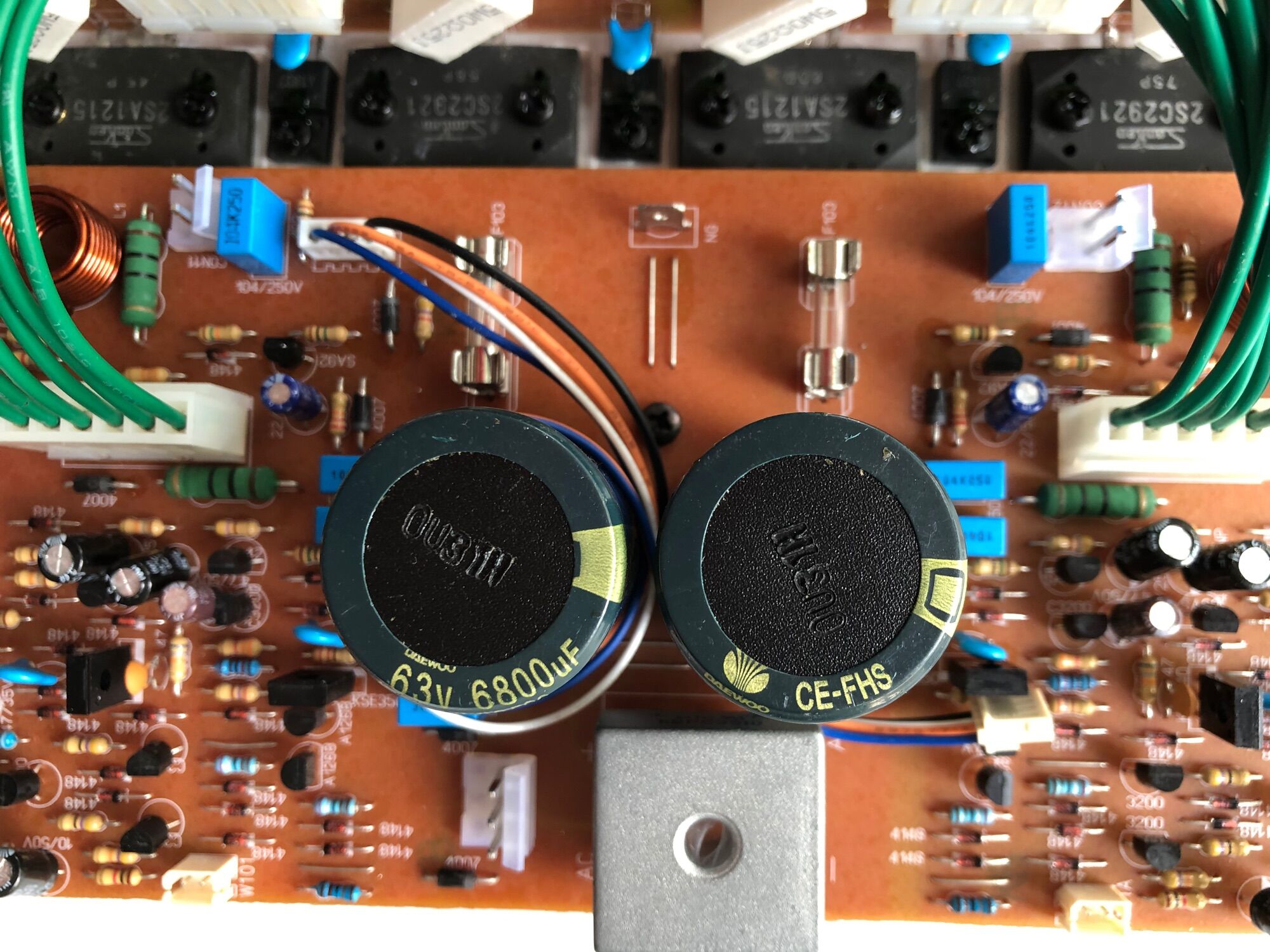 bo cs 506N chạy sò sanken 2 vít.dùng thay thế cho amly 506N bãi-mới hỏng bo không thể phục hồi.nâng cs của amly các loại.
