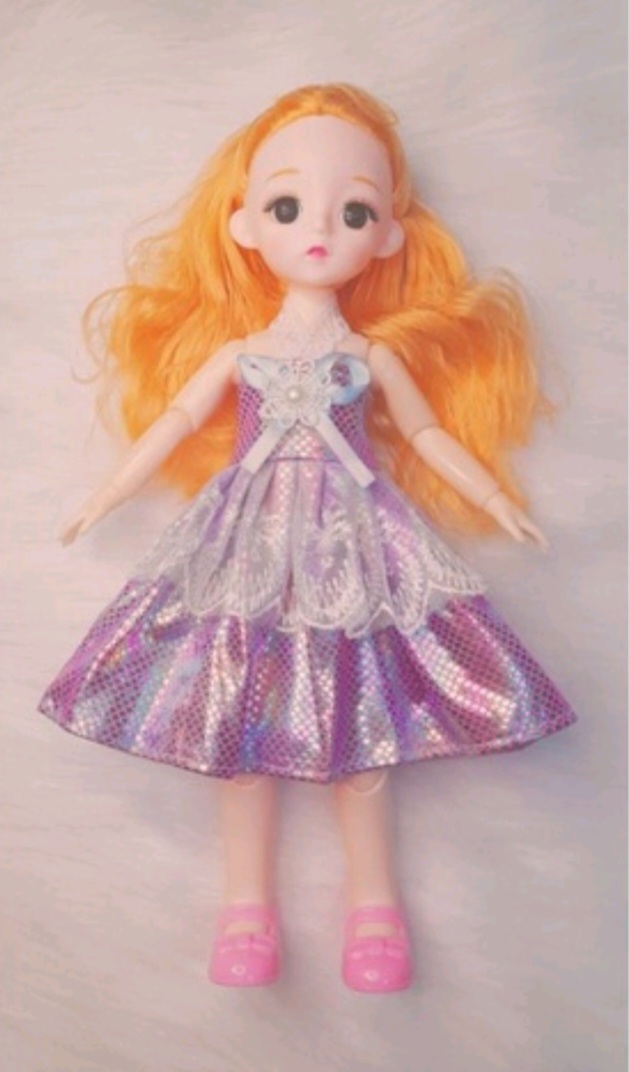 Búp bê mắt đá 30cm, có khớp cử động (giá thanh lý, xã kho)