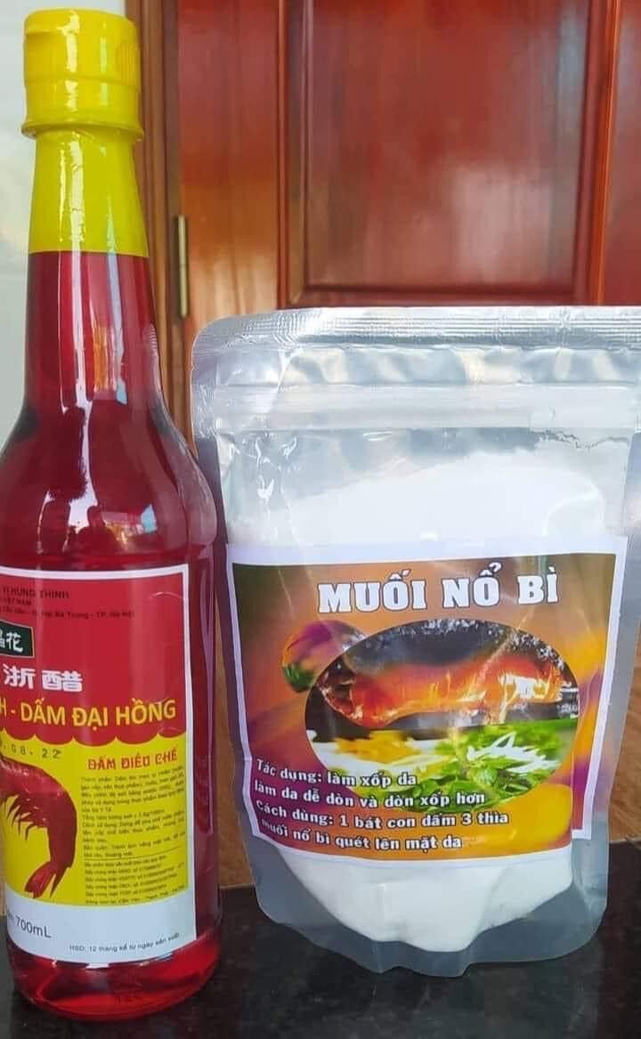 500gr muối nổ bì heo