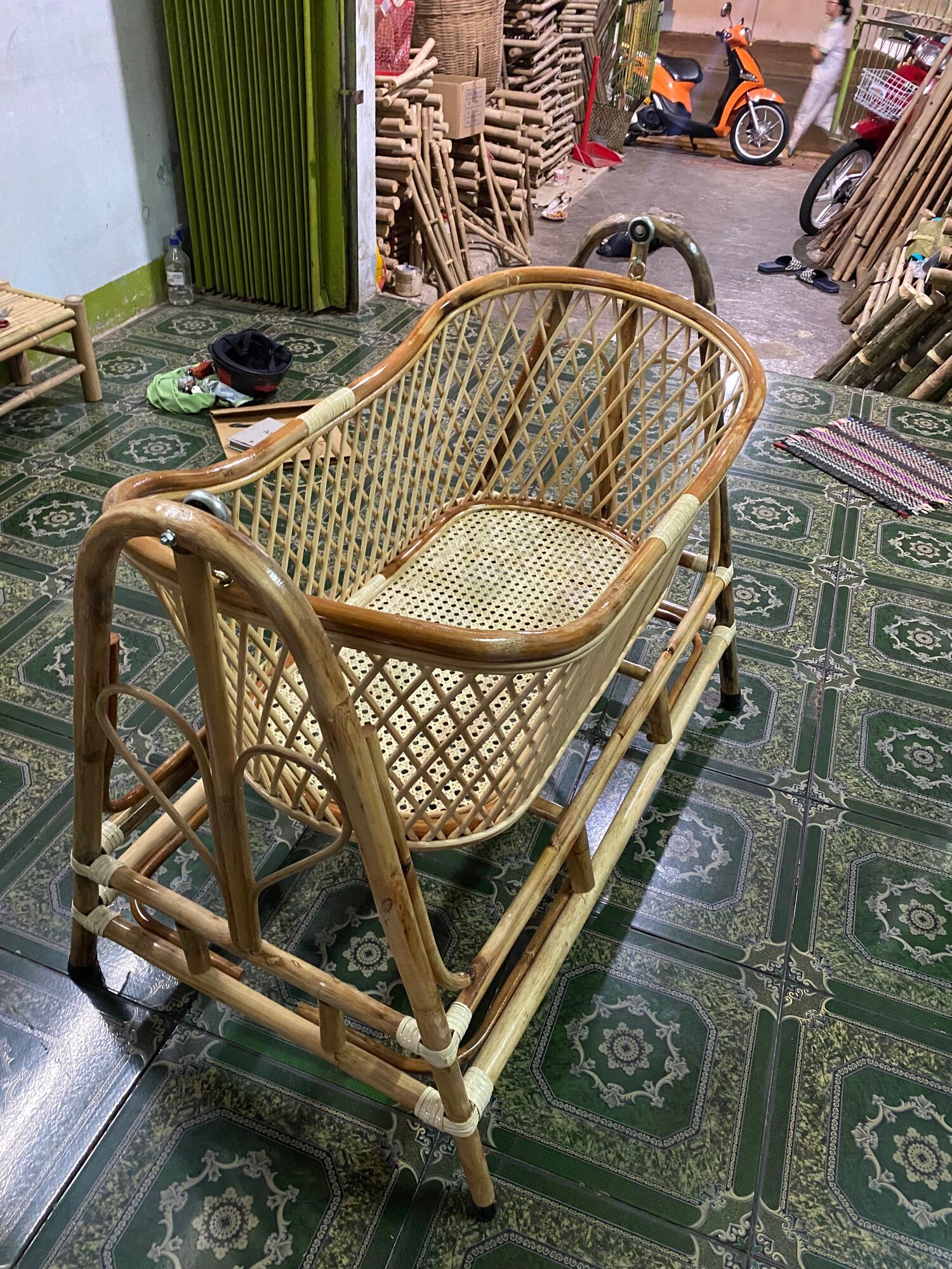 [HCM]Nôi mây cho bé