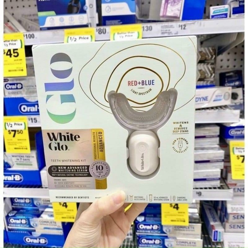 Bộ Ngậm Trắng Răng White Glo White Accelerator