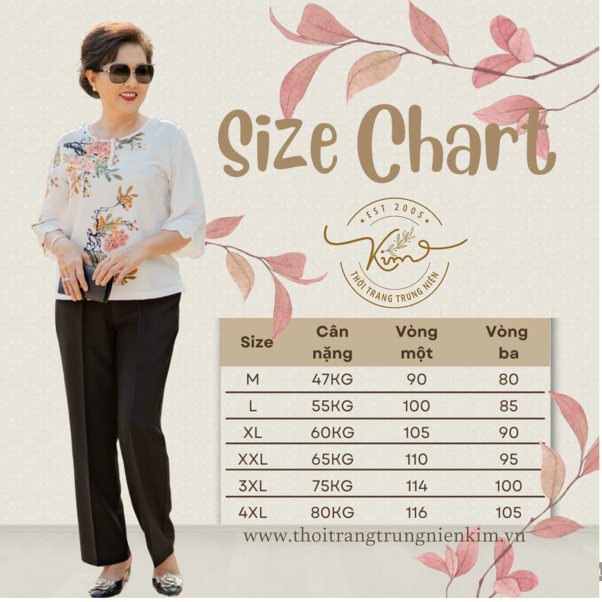 Set áo lụa trung niên đính đá sang trọng thanh lịch
