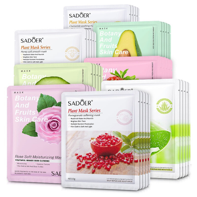 Mặt nạ trái cây Sadoer 8 vị dưỡng ẩm,sáng da