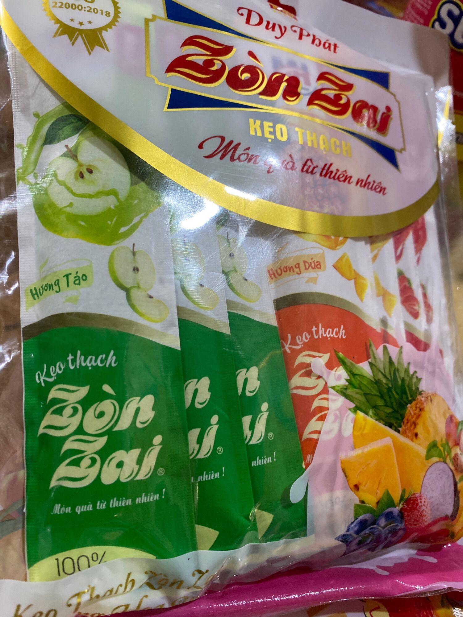 Thạch zòn zai duy phát túi 710 gam