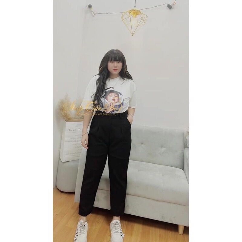 (SHOP TÁO ĐỎ BIGSIZE 50kg-90kg HCM) Quần tây baggy công sở