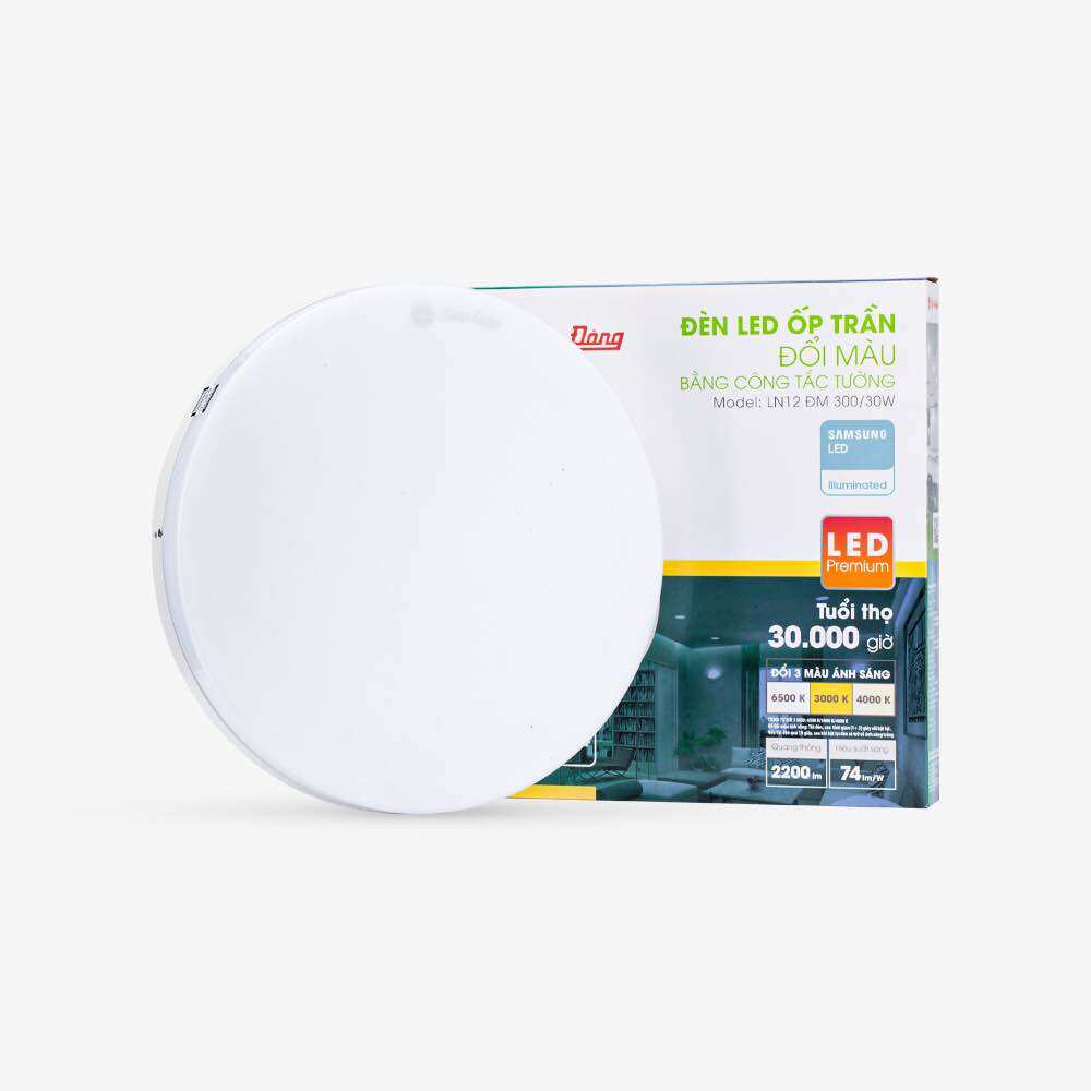 Bóng đèn ốp trần LN12 30W Rạng Đông