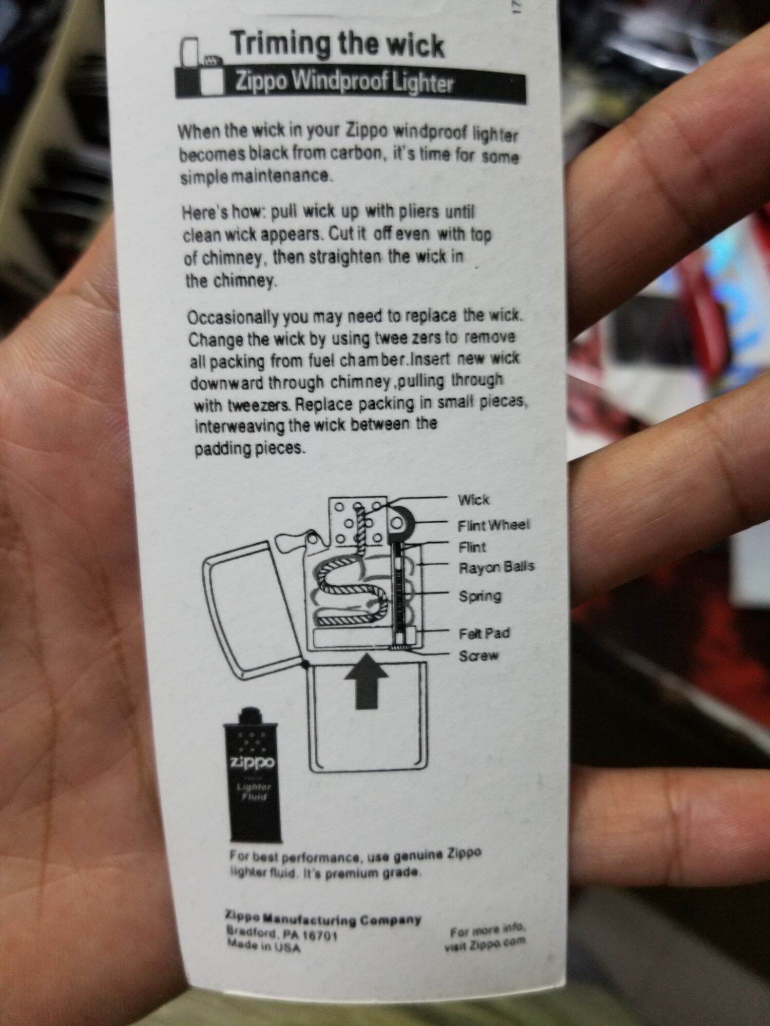 TIM, BẤC CHUYÊN DỤNG BẬT LỬA ZIPPO