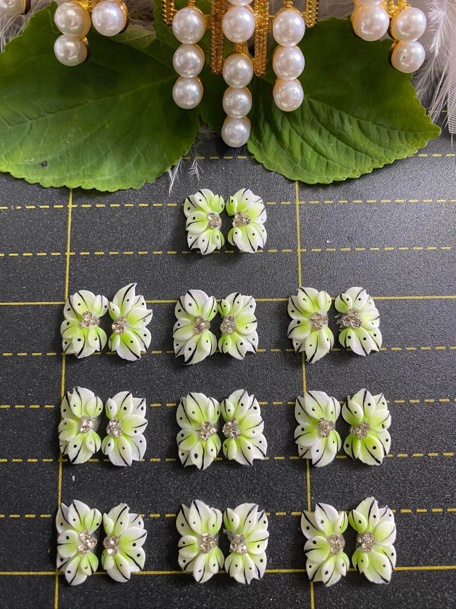 hoa bột nail 3D