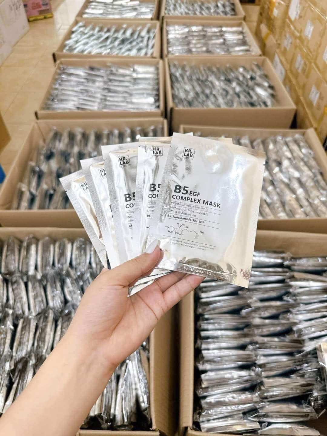 [Hàng Cty]Mặt Nạ Kr Lab B5 EGF Complex Mask Cấp Ẩm Phục Hồi Da Làm Dịu Da